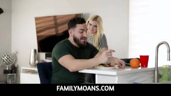 FamilyMoans -  Nikki Sweet finally enjoying her boyfriends hard big cock